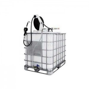 Oil pump SAMOA 454 694, 3 -1, hose reel and meter package for 1000 litre IBCs, top mounted